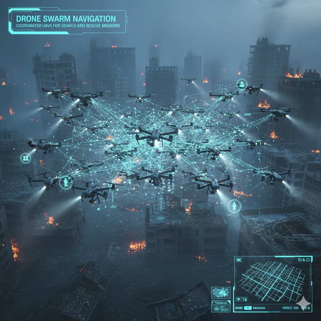 Drone Swarm Navigation